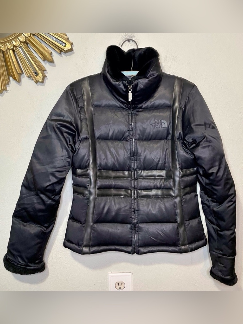 The North Face Black Puffer Jacket Vintage